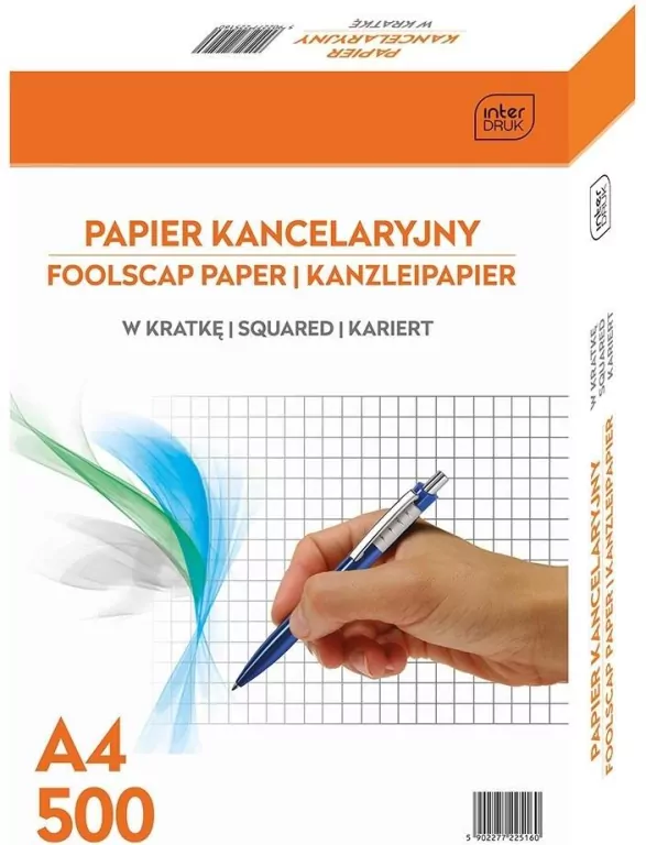 Papier kancelaryjny A4/500K, kratka - tantis.pl