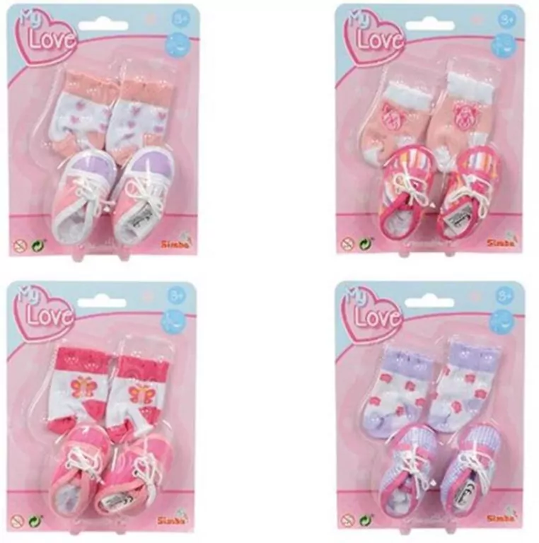 New Born Baby Buciki i skarpetki, 4 rodzaje - tantis.pl