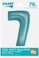 Balon foliowy Smart cyfra 7 niebieski matowy 76cm - tantis.pl