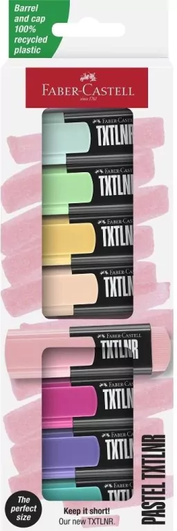 Zakreślacz mini TXTLNR pastel 8szt - tantis.pl