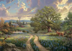Schmidt. Puzzle 1000, Thomas Kinkade, Życie na wsi
