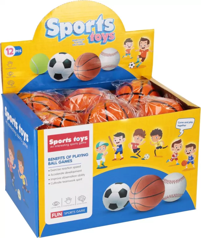 PILKA MIEKKA 10CM KOSZYKOWKA MC DISP 12/144 - tantis.pl