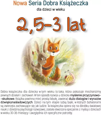 Nowa Seria Dobra Książeczka. 2,5-3 lat