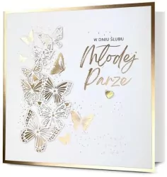 Karnet kwadratowy Ślub