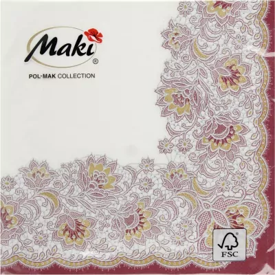 SERWETKA PAP 3W 330X330 ELEGAN 59402 PM OP