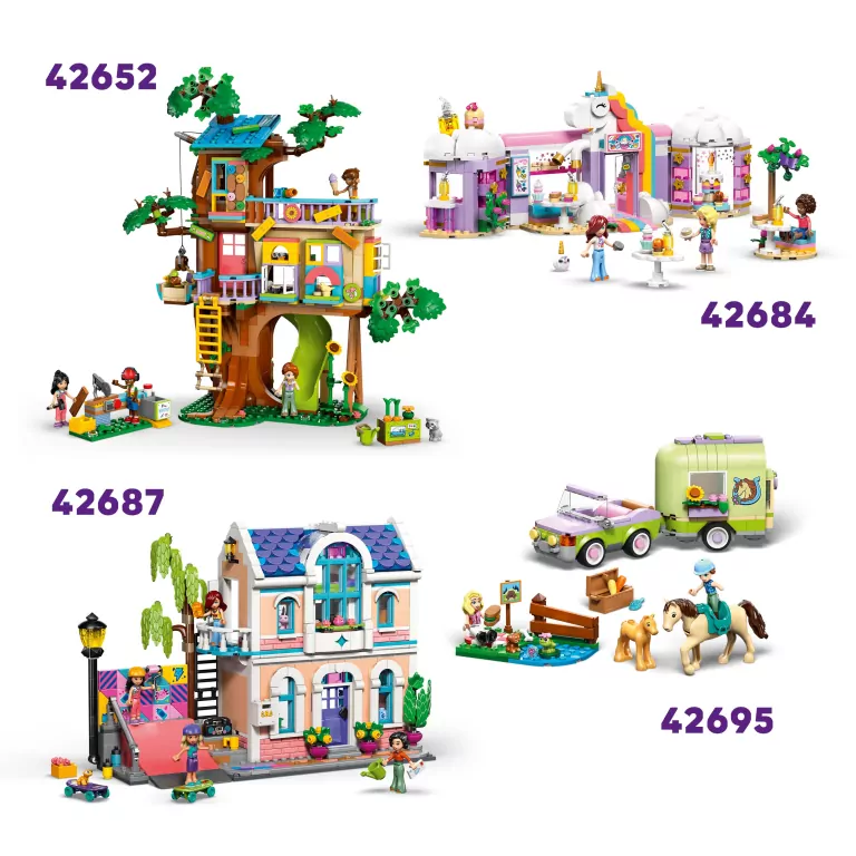 LEGO® Friends  Stadnina i szkółka jeździecka 42688 - tantis.pl