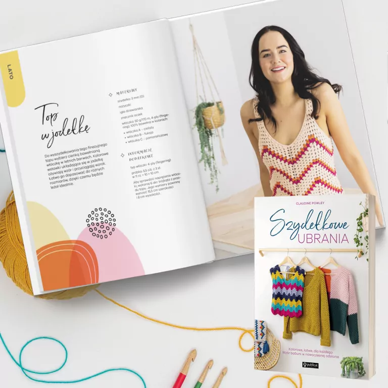 Szydełkowe ubrania. Kolorowe, łatwe, dla każdego. - tantis.pl
