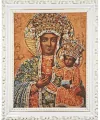Obraz Haftowany Matka Boża Częstochowska 27,5x22cm - tantis.pl