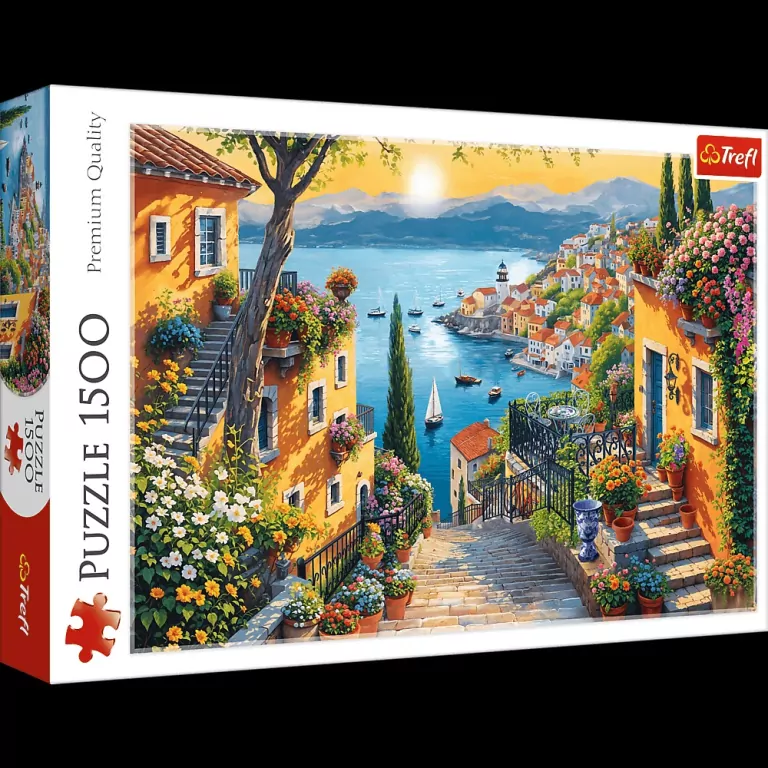 Puzzle 1500 Nadmorski widok TREFL - tantis.pl