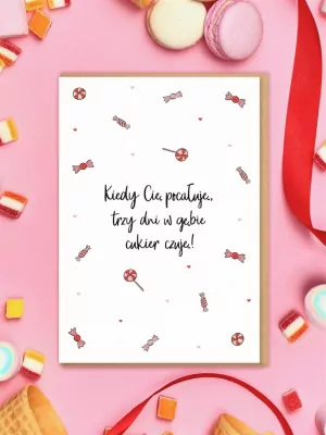 Karnet Walentynki. Kiedy cię pocałuję