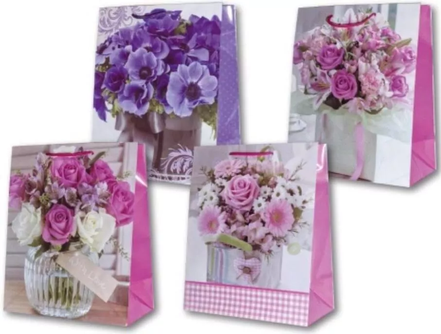 Torebka ozdobna laminowana PL-6 średnia - tantis.pl