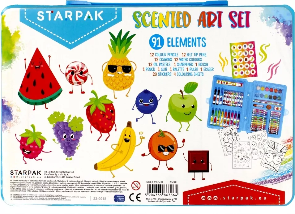 Zestaw artystyczny zapachowy 91 elementów - tantis.pl