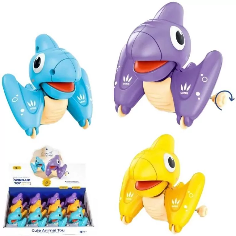 Dinozaur pterodaktyl narkręcany MIX - tantis.pl
