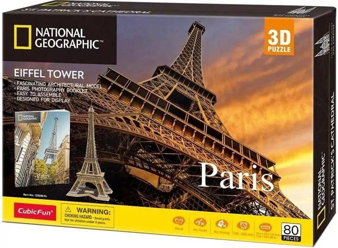 Puzzle 3D Paryż National Geographic - tantis.pl