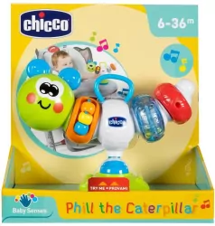 Gąsienica zabawka na krzesełko do karmienia