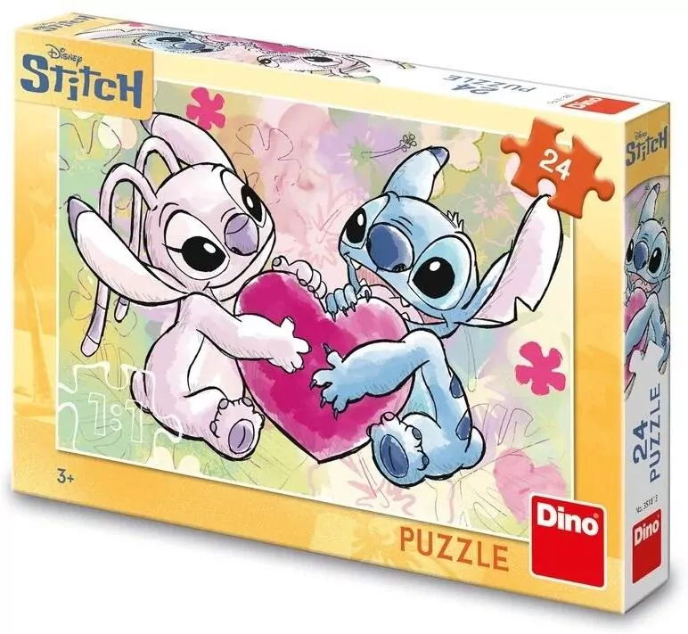 Puzzle Stitch i Angel Historia miłosna 24el - tantis.pl