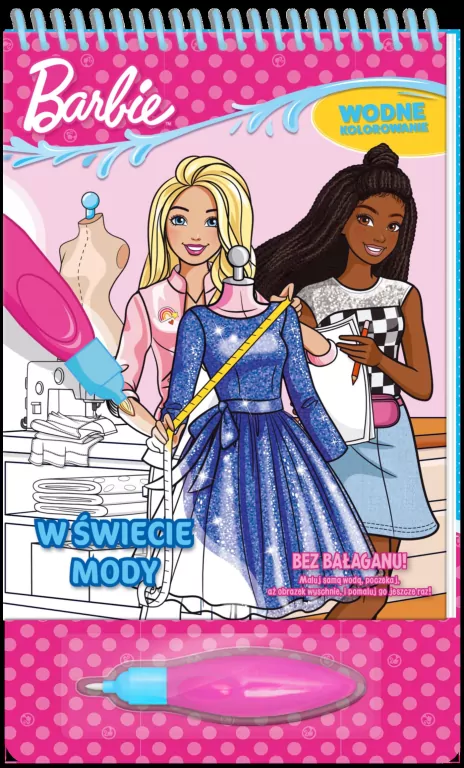 Barbie. W świecie mody. Wodne kolorowanie. Cz.4 - tantis.pl