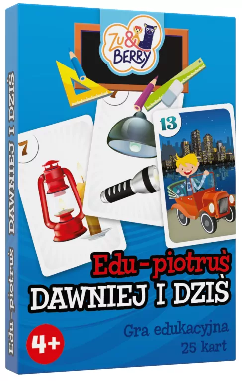 Karty Edu Piotruś. Dawniej i dziś - tantis.pl