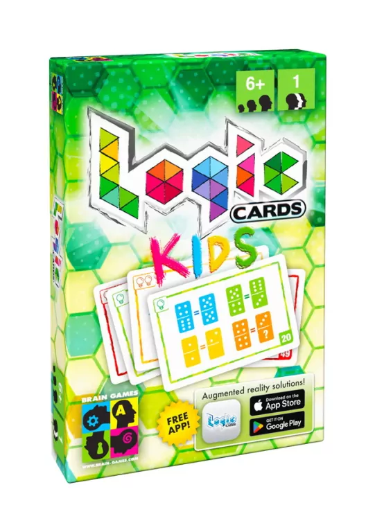 Logic Cards Kids BRAIN GAMES - tantis.pl