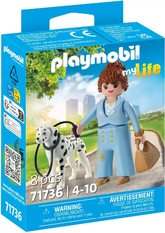 Playmobil Spacer z psem dalmatyńczy 71736 - tantis.pl