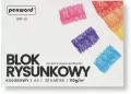 Blok rysunkowy A4 kolorowy 110g 20 kartek - tantis.pl