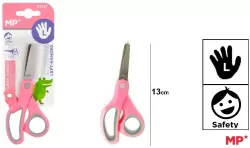 Nożyczki szkolne dla leworęcznych 13cm różowe