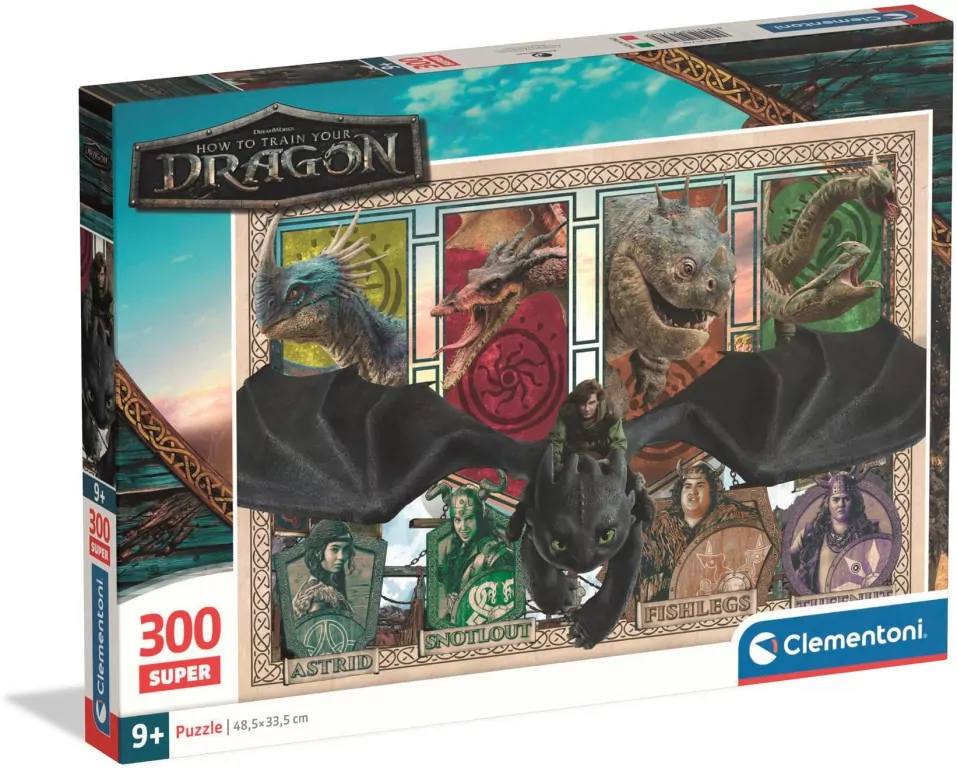 Puzzle Super 300 How To Train Your Dragon - tantis.pl