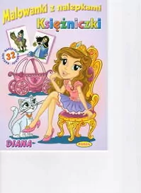 Diana. Księżniczki. Malowanki z nalepkami - tantis.pl