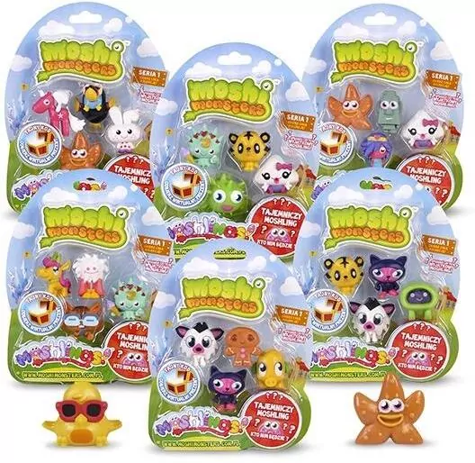 Moshi 5 figurek moshlings mix - tantis.pl