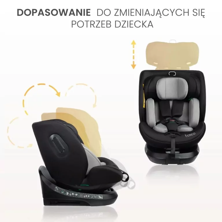 Caretero Fotelik Bosco oliwkowy (40-150cm) - tantis.pl