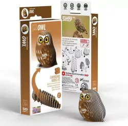 Układanka 3D. Sowa Eugy. Eko