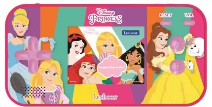 Konsola podręczna Compact Cyber Arcade  Disney Princess. Ekran 2,5 150 gier w tym 10 z księżniczkami - tantis.pl