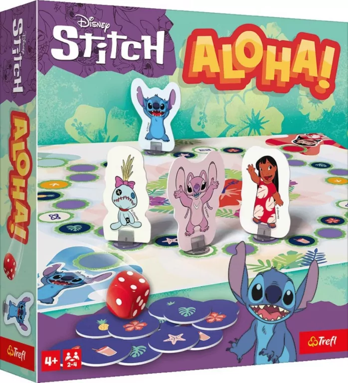 Gra rodzinna Lilo i Stitch, Aloha! TREFL - tantis.pl