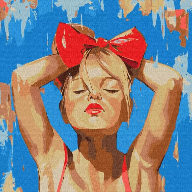 Malowania po numerach - Młodość na zawsze 50x50cm - tantis.pl
