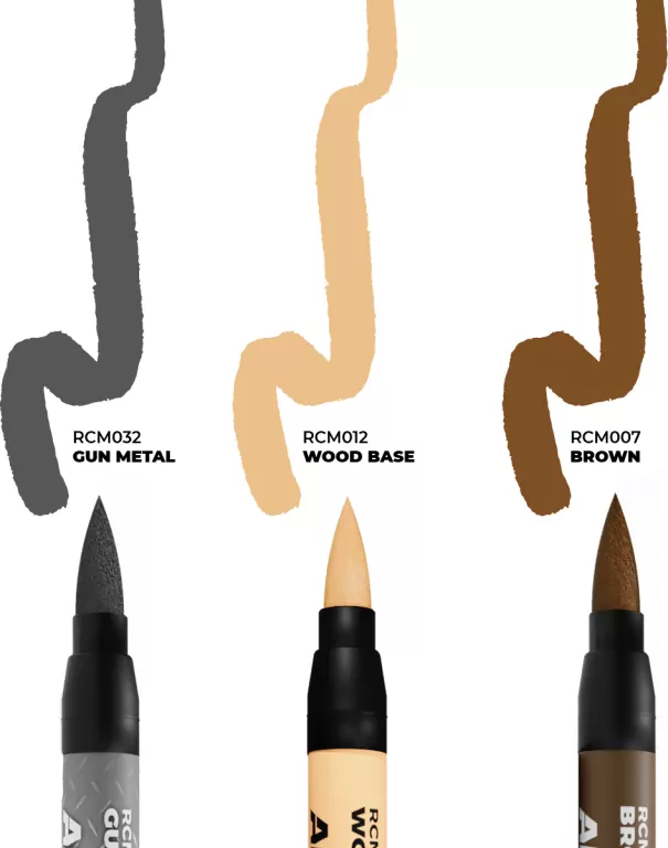 AK Interactive: Real Colors Markers - RCM101 - Set - Tools (3) - tantis.pl
