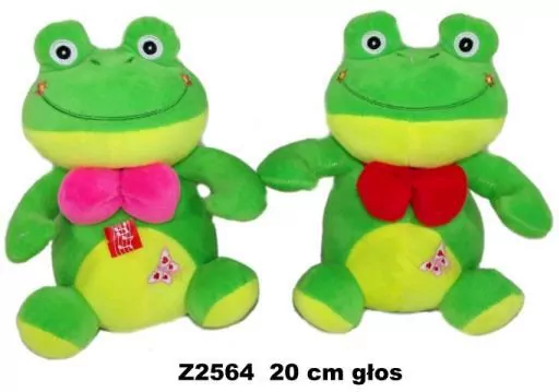 Żaba z głosem 20cm MIX - tantis.pl