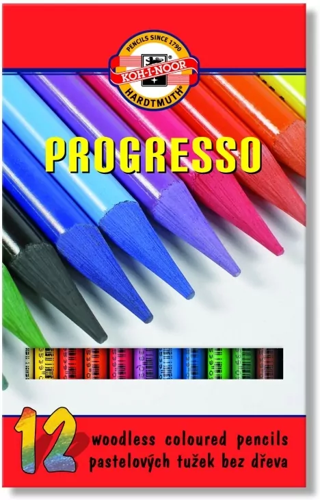 Kredki Progresso 12 KOLORÓW - tantis.pl