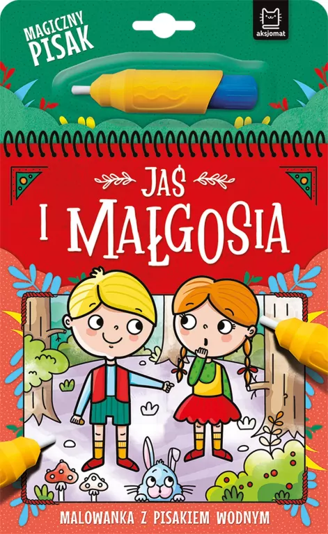 Jaś i Małgosia. Malowanka z pisakiem wodnym - tantis.pl