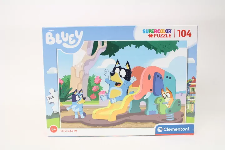 Puzzle 104. Super Kolor. Bluey. 27171 - tantis.pl