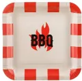 Talerzyki papierowe BBQ 26x26cm - tantis.pl