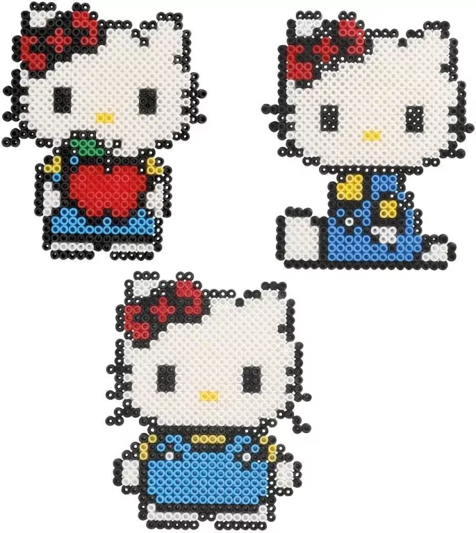 Prasowanka zestaw koralików Hello Kitty - tantis.pl