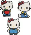 Prasowanka zestaw koralików Hello Kitty - tantis.pl