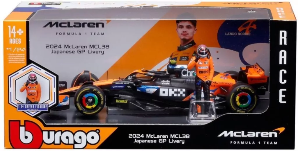Formula With Figure Mclaren Team MCL38 - tantis.pl