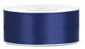 Wstążka dekoracyjna granatowa 25mm/25m - tantis.pl