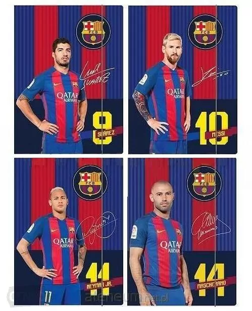 Teczka z gumką A4 FC Barcelona ASTRA - tantis.pl