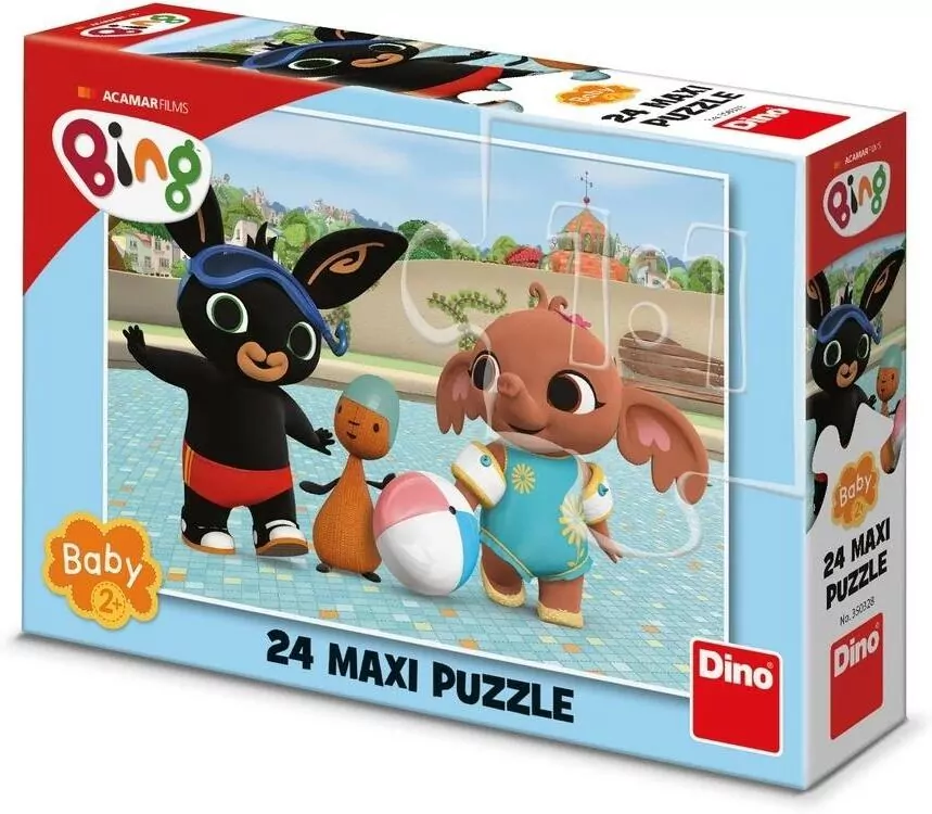 Puzzle Maxi Baby Bing na basenie 24el - tantis.pl