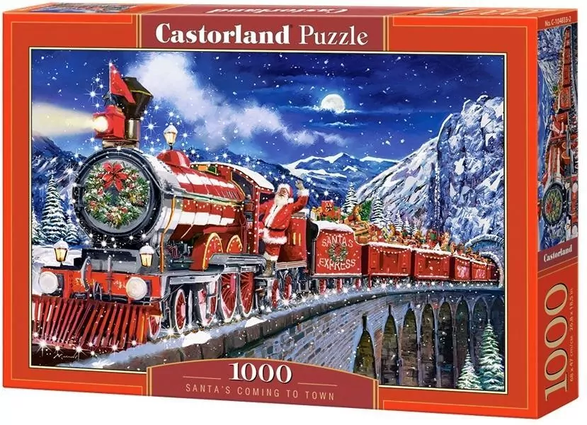 Puzzle 1000 Santa's Coming to Town CASTOR - tantis.pl