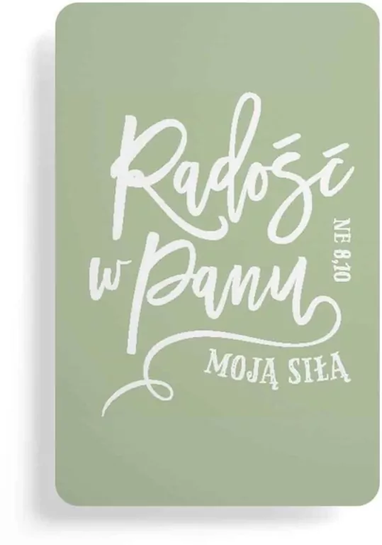 Magnes na lodówkę. Radość w Panu moją siłą - tantis.pl