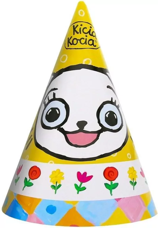 Czapeczki papierowe Kicia Kocia 6szt - tantis.pl
