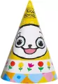 Czapeczki papierowe Kicia Kocia 6szt - tantis.pl